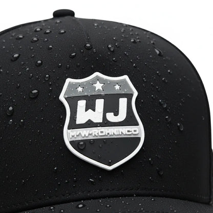 Custom Men's Black Golf Hat | Waterproof Performance Cap