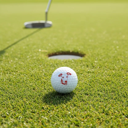 Waterproof ink test on custom face stamp. Portrait stays sharp and smudge-free in water and rough conditions.